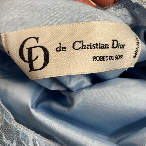 Rare Vintage Christian Dior Gown - Picture 9 of 12
